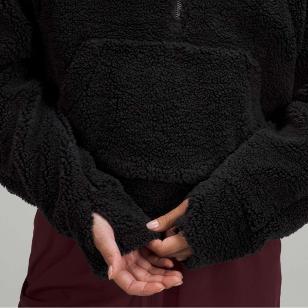 Lululemon‎ | Scuba Oversized Fleece Funnel Neck (Black) - Picture 4 of 8
